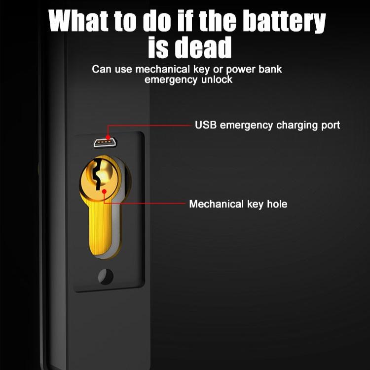 قفل باب ذكي BT للباب الألومنيوم -SE24