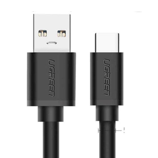 كابل يوجرين US184 USB 3.0A ذكر إلى كابل Type-C ذكر مطلي بالنيكل / US184