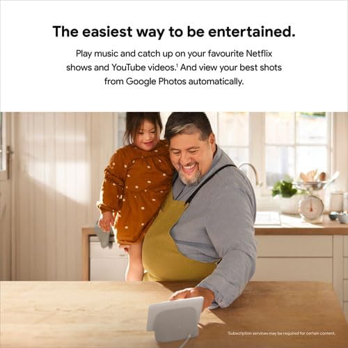 شاشة Google Nest Hub الذكية (الجيل الثاني) مع مساعد