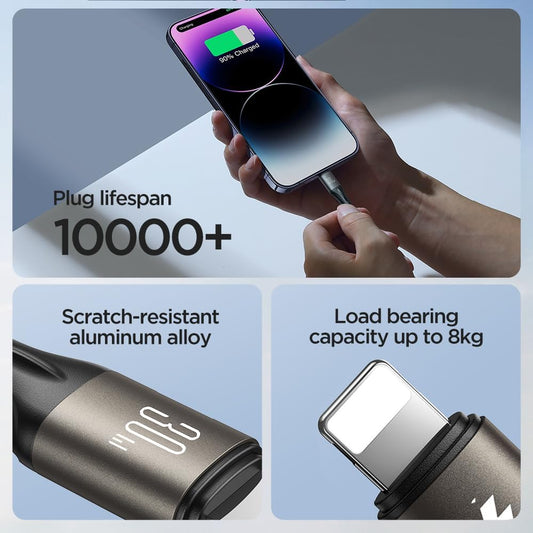 JOYROOM Charging Cable 30W Type c to Lighting iPhone - 1.2m - Black - S-A25