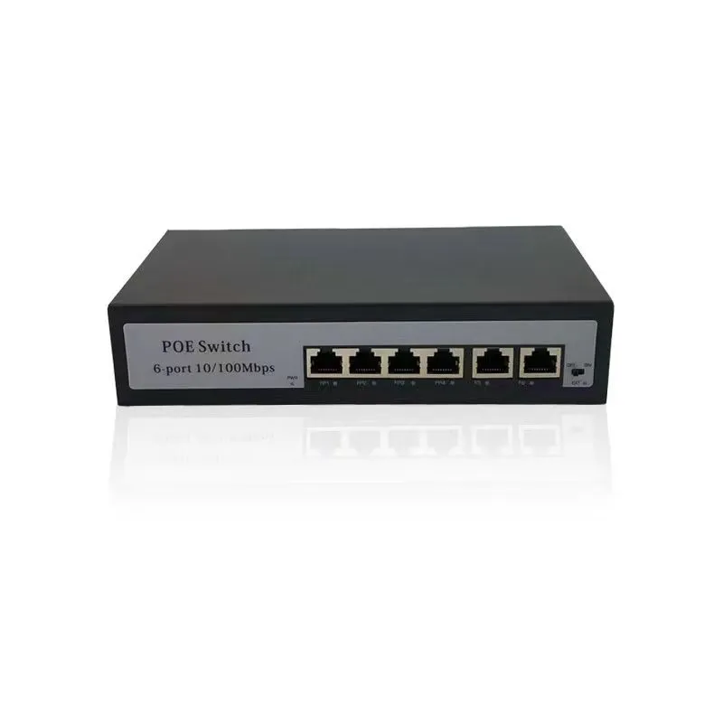 6 Port POE Switch | GrandSecu KU-9006N