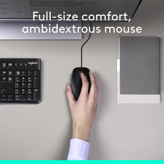 Logitech MK120 Wired Keyboard and Mouse Combo