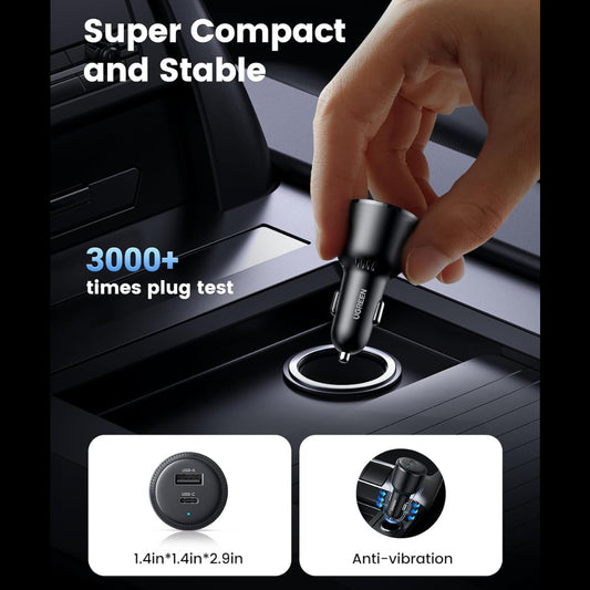 محول شاحن سيارة بقوة 63 وات من يوجرين بقوة 45 واط / 90645