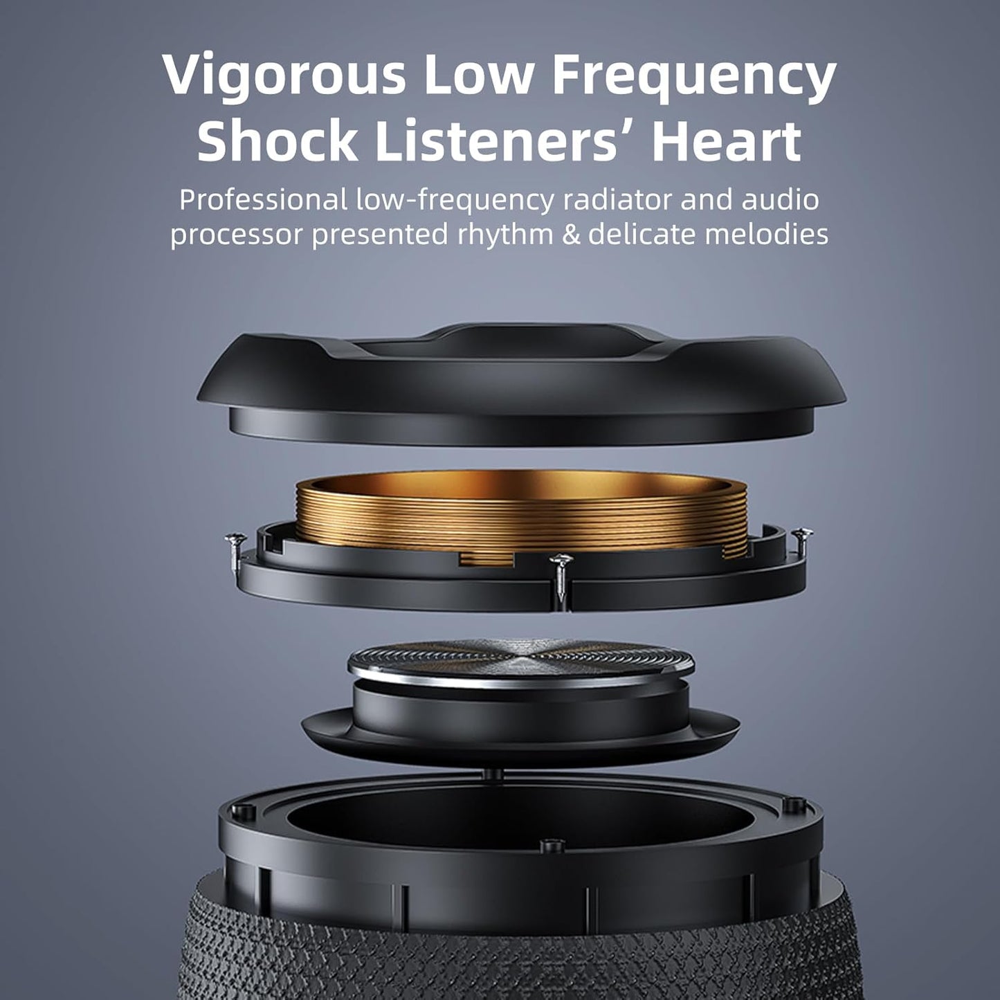 مكبر صوت خارجي Awei Y669 مزود بتقنية البلوتوث 5.0