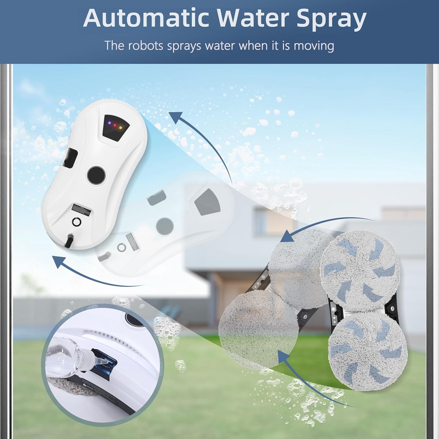 روبوت تنظيف النوافذ الذكي W13