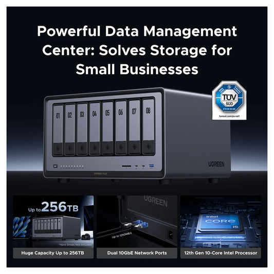 UGREEN Network Attached Storage DXP8800 Plus (Diskless) EU / 35127