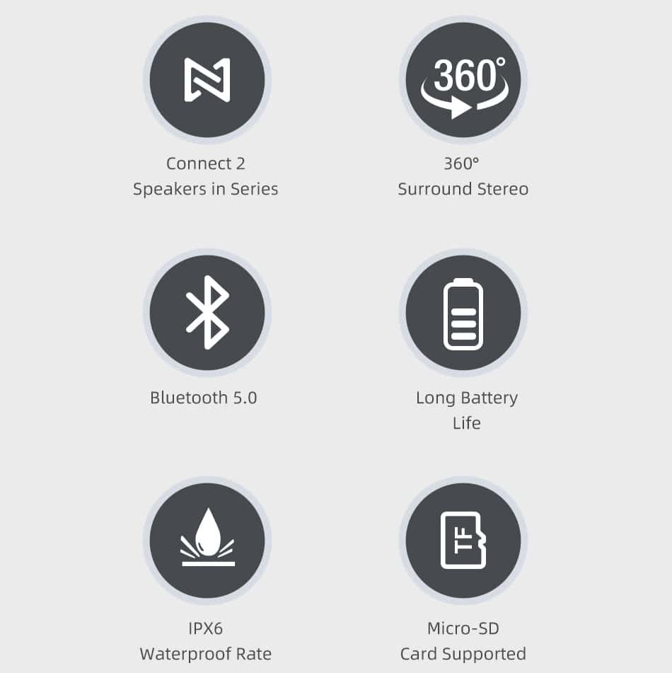 مكبر صوت لاسلكي محمول للاستخدام الخارجي من Awei Mini Y119