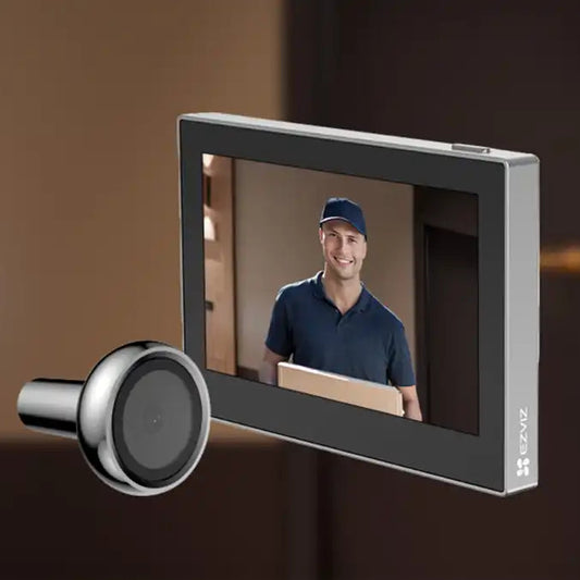 Ezviz EZVIZ HP2 is a wire-free peephole door viewer