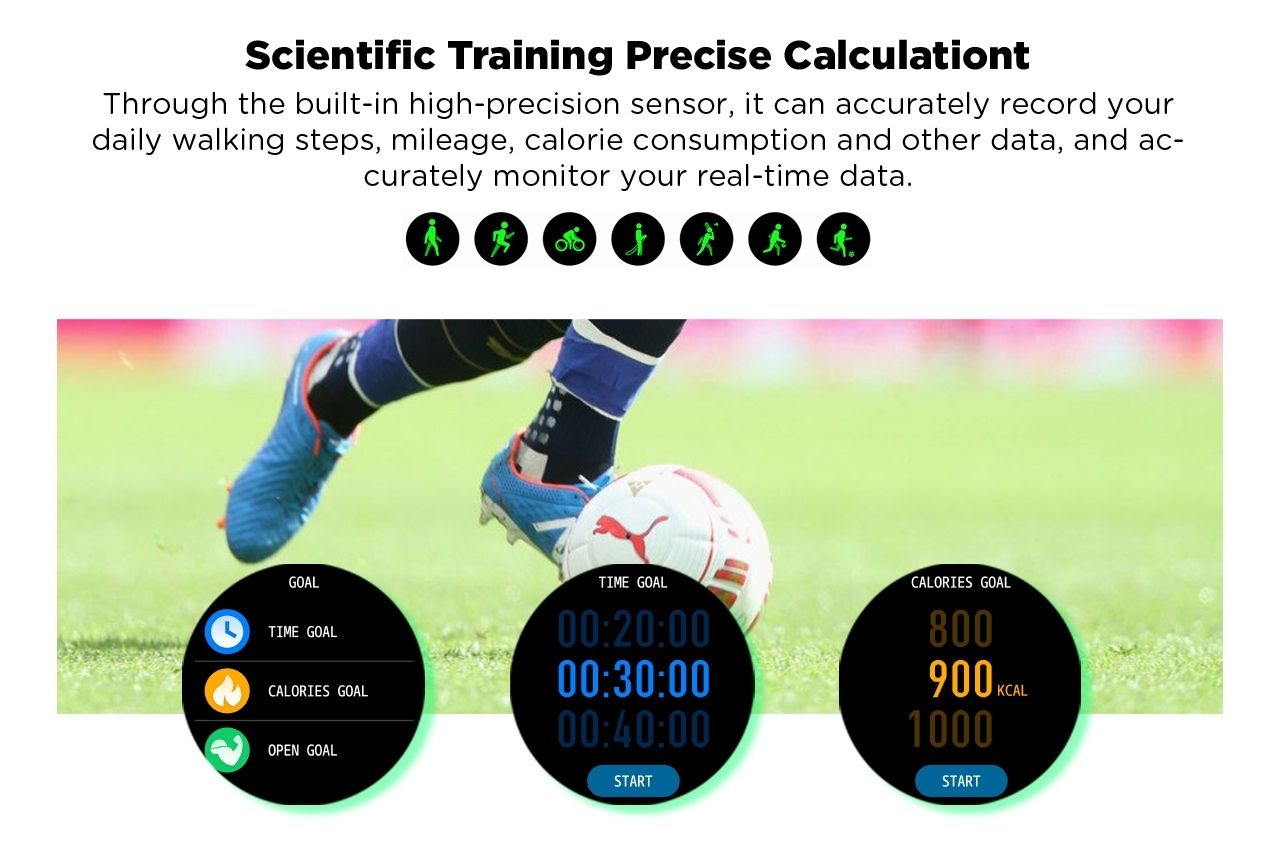 ساعة ذكية G-Tab GT5 (أسود - فضي - ذهبي) -C