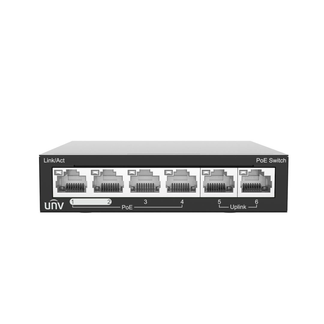 6 Port POE Switch | UniView NSW2020-6T-POE-IN