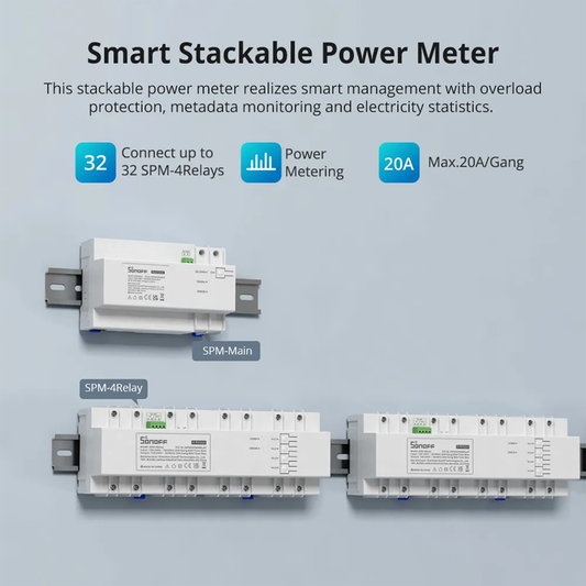 Sonoff Smart Stackable Power Meter (SPM-Main)