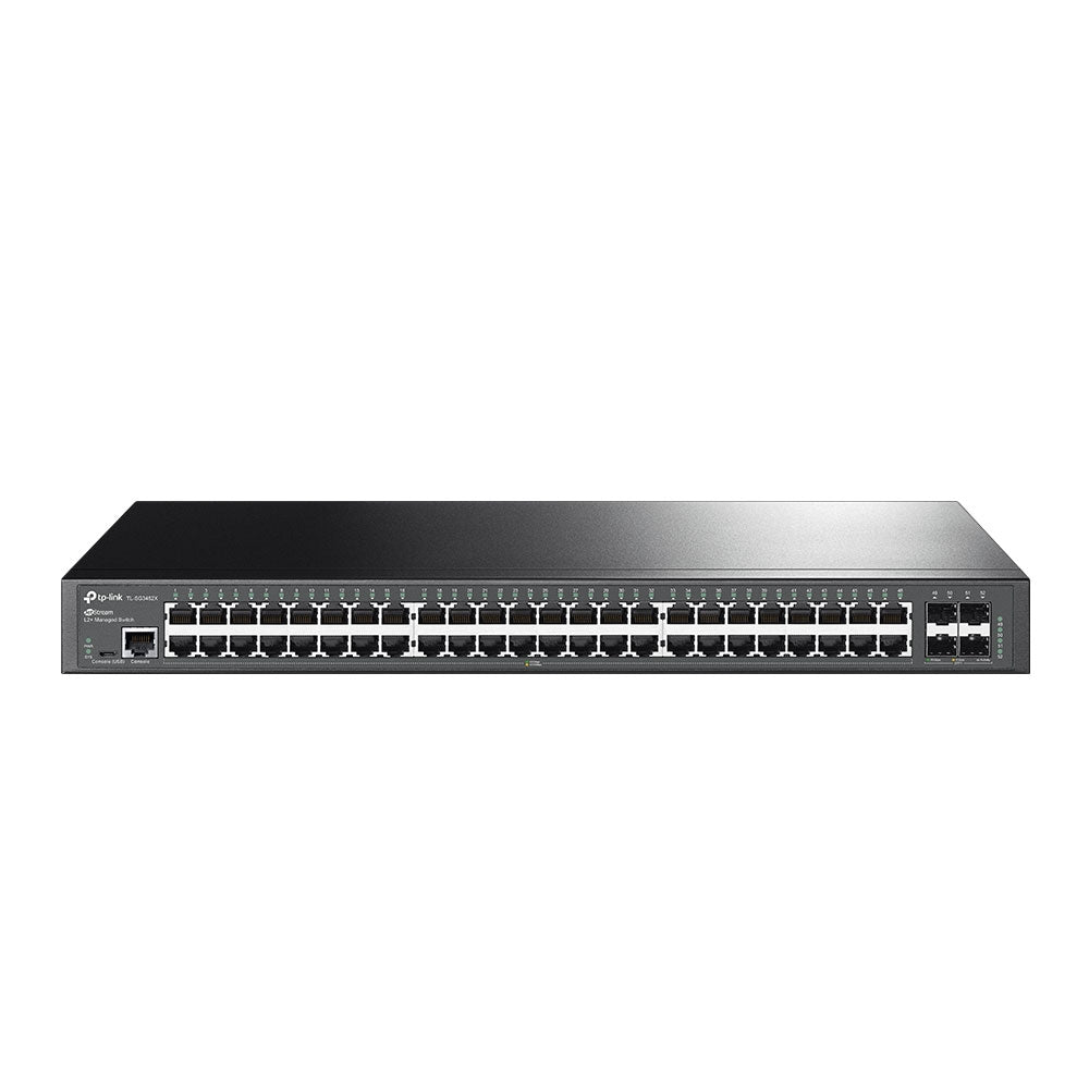 TP-Link JetStream 48-Port Gigabit L2+ Managed Switch with 4 10GE SFP+ Slots / TL-SG3452X