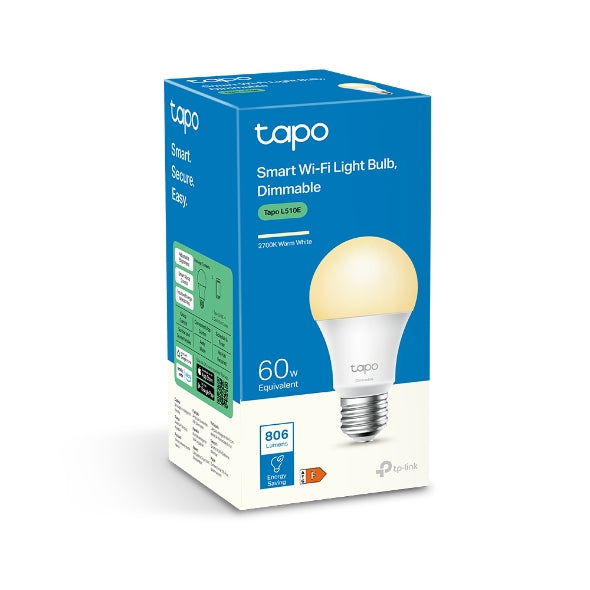 Tapo Smart Wi-Fi Dimmable Light Bulb / Tapo L510E