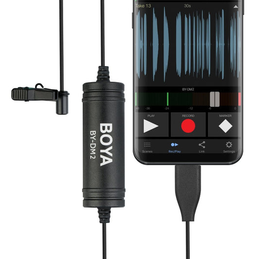 BOYA BY-DM2 Digital Lavalier Microphone For Android Devices