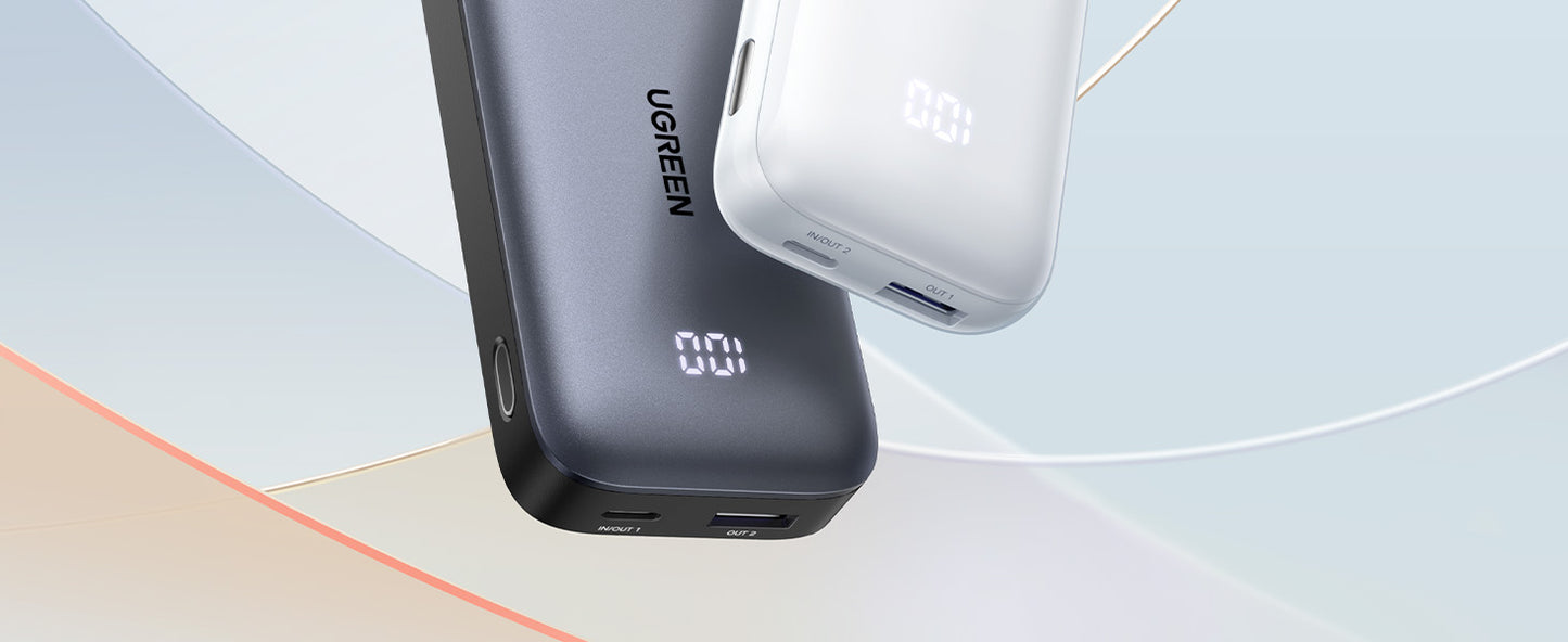 UGREEN Nexode 10000mAh 2way Quick Charging Power Battery 30W / 25185 - 25189