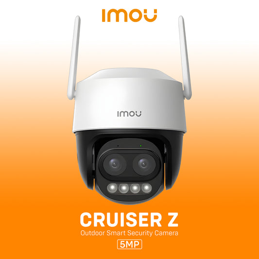 5mp Smart Outdoor PTZ Camera 3x Optical Zoom / Cruiser Z