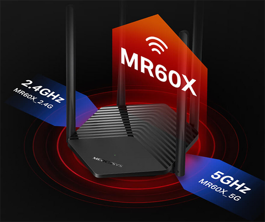 Mercusys MR60X AX1500 Dual-Band Wi-Fi 6 Router