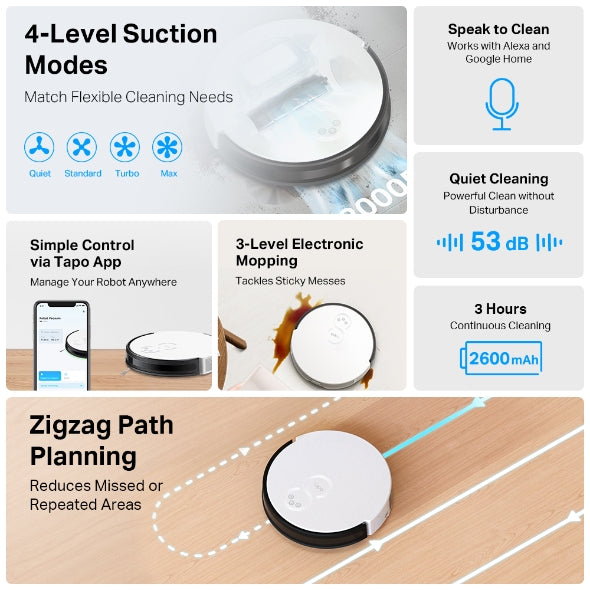 مكنسة وممسحة ذكية / تابو RV10