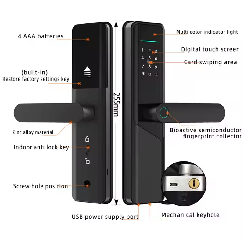 قفل ذكي ببصمة الإصبع SE45/46/47