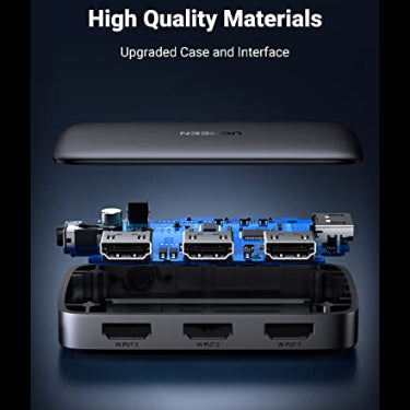 UGREEN HDMI Switch 3 IN 1 OUT HDMI Switch / 80125
