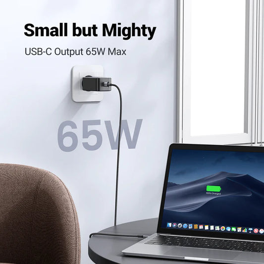 UGREEN Nexode 65W USB C GaN 3-Ports Wall Charger / 10335