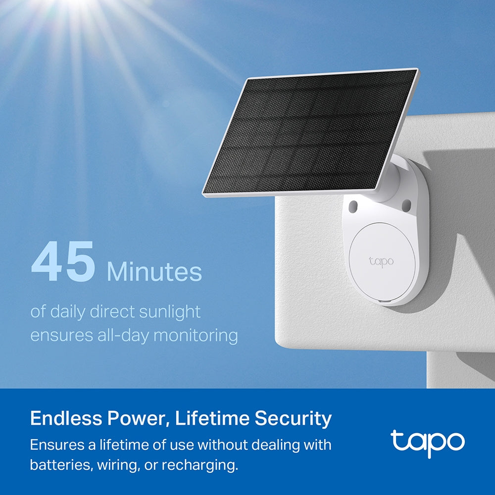 Tapo 3mp Smart Solar-Powered Security Camera | TC82 Kit