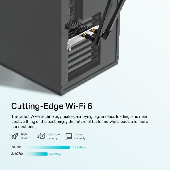 AX1800 Wi-Fi 6 Bluetooth 5.2 PCIe Adapter /Archer TX20E AX1800 Wi-Fi 6 Bluetooth 5.2 PCIe Adapter /Archer TX20E