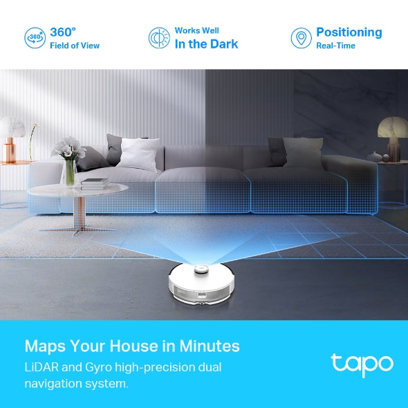 Tapo RV30 / LiDAR Navigation Robot Vacuum & Mop
