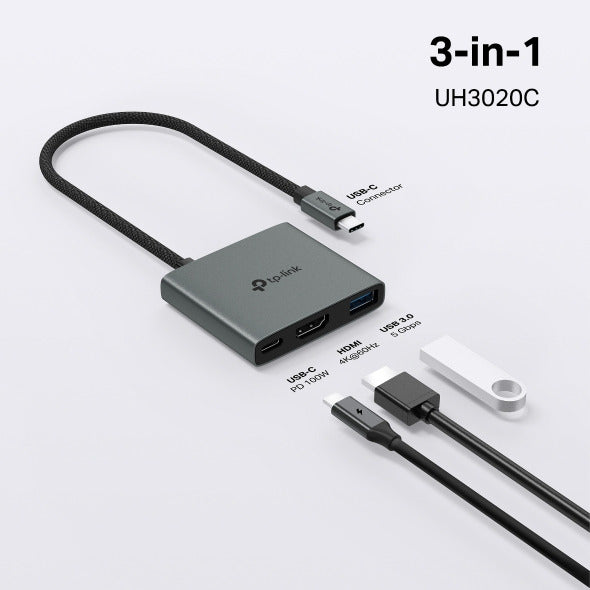 TP-Link UH3020C | USB Type-C 3 in 1 Hub