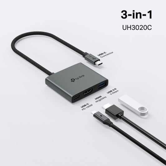 TP-Link UH3020C | USB Type-C 3 in 1 Hub