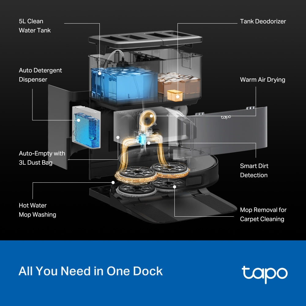 Tapo RV50 Pro Omni | Robot Vacuum & Mop