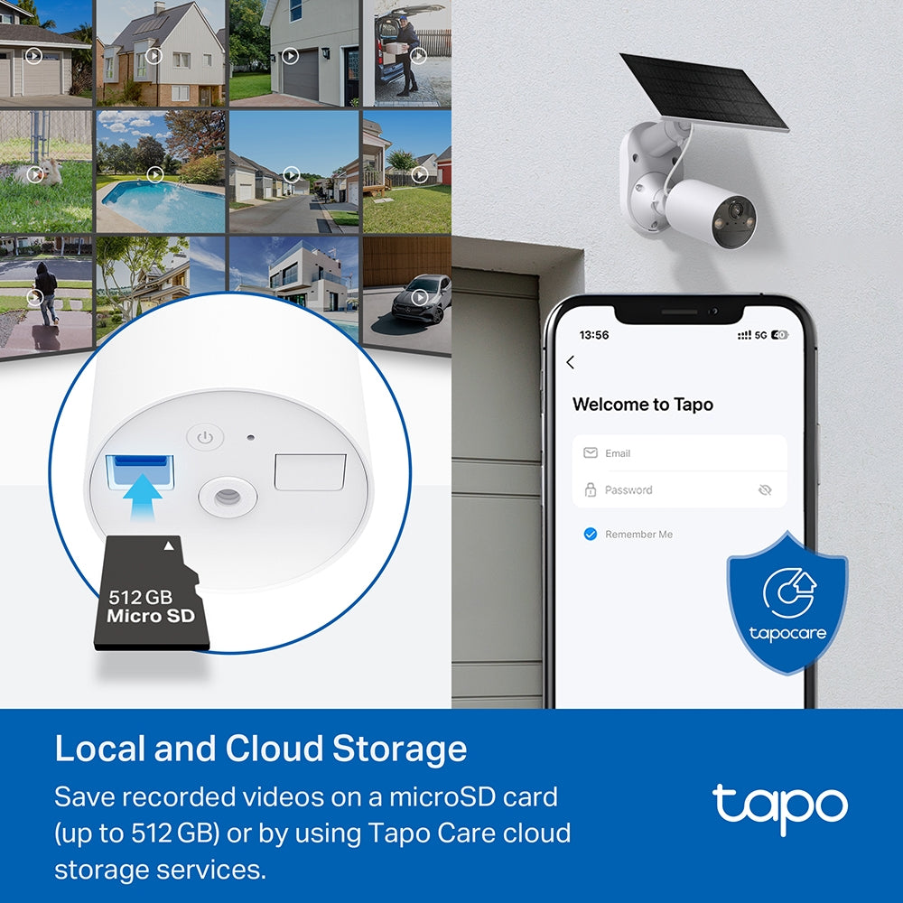 Tapo 3mp Smart Solar-Powered Security Camera | TC82 Kit