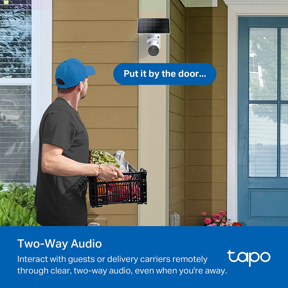 Tapo 3mp Smart Solar-Powered Security Camera | TC82 Kit
