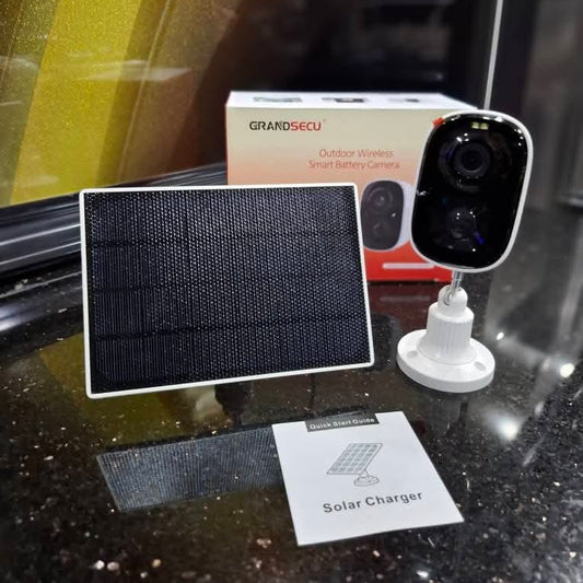 3mp Solar Powered Outdoor/Indoor Camera | GS-X08C-RW3F