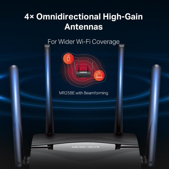 Mercusys MR25BE | BE3600 Dual Band Wi-Fi 7 Router
