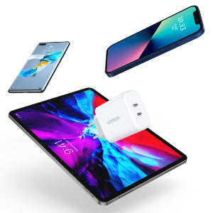 شاحن  بقوة 40 وات من يوجرين بمنفذين / 10343