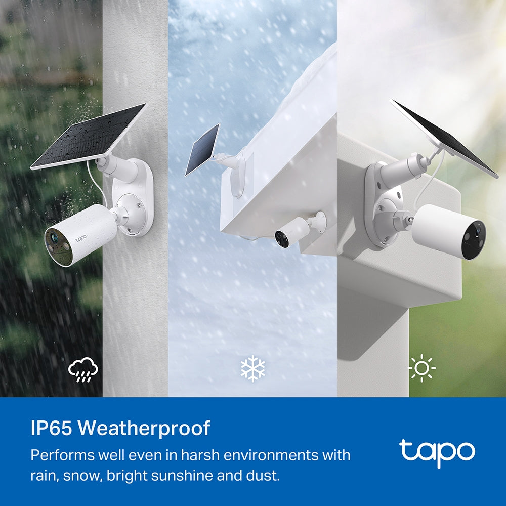 Tapo 3mp Smart Solar-Powered Security Camera | TC82 Kit