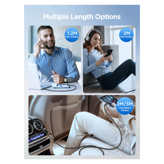 JOYROOM Light-Speed Series 3A Fast Charging Data Cable (USB-A to Lightning) 1.2m Black-S-A25