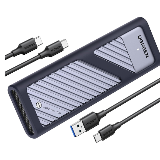 UGREEN M.2NVME Hard Drive Enclosure(10Gbps)   with C to C and C to A cable / 15511