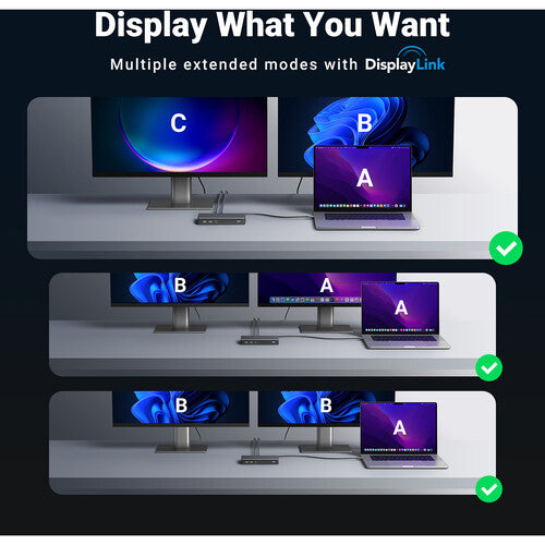 UGREEN Revodok Pro 209 9-in-1 4k HDMI Universal Docking Station / 90912 UGREEN Revodok Pro 209 9-in-1 4k HDMI Universal Docking Station / 90912