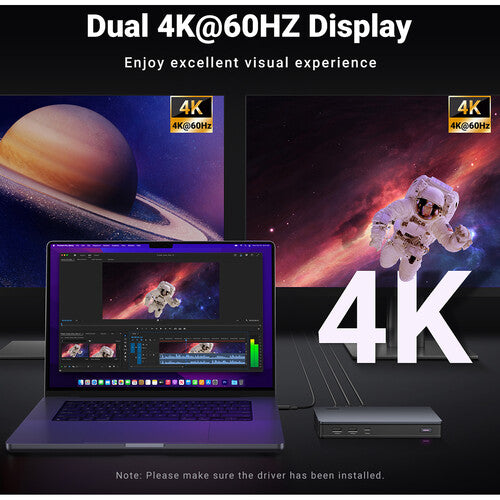 UGREEN Revodok Pro 209 9-in-1 4k HDMI Universal Docking Station / 90912 UGREEN Revodok Pro 209 9-in-1 4k HDMI Universal Docking Station / 90912