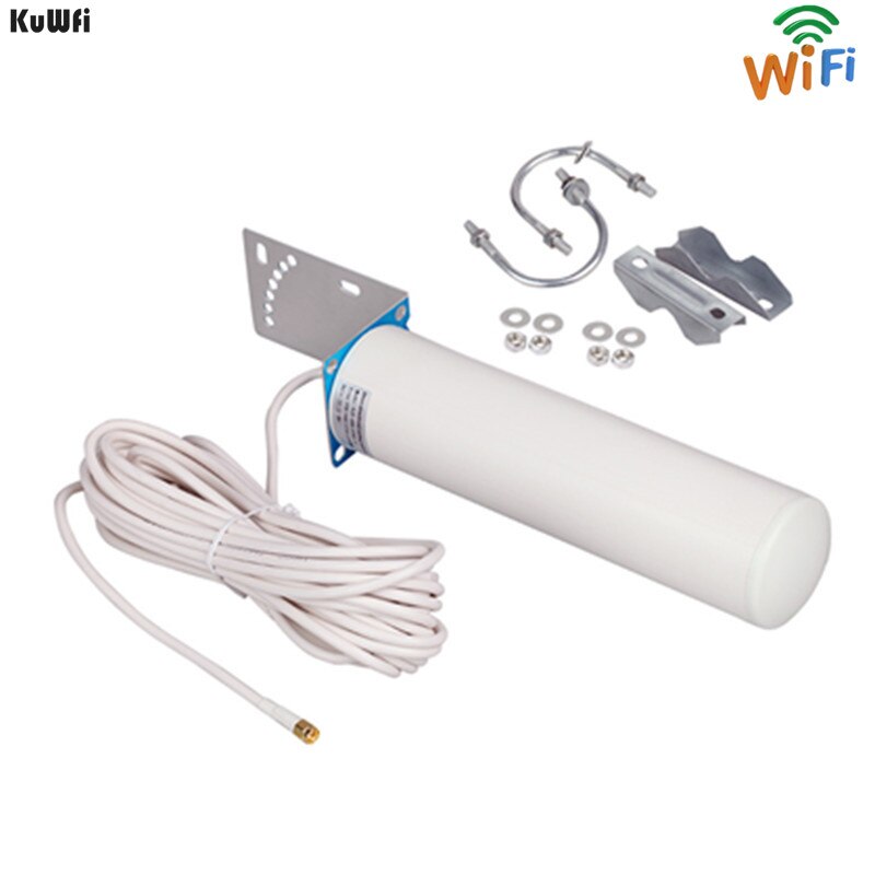 هوائي معزز خارجي 3G/4G (698 ميجا هرتز - 2.7 جيجا هرتز) مع كابل بطول 10 أمتار هوائي معزز خارجي 3G/4G (698 ميجا هرتز - 2.7 جيجا هرتز) مع كابل بطول 10 أمتار