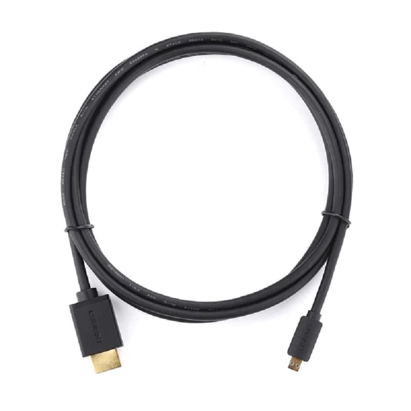 كابل يو جرين مايكرو HDMI إلى HDMI بطول 1.5 متر أسود / HD127