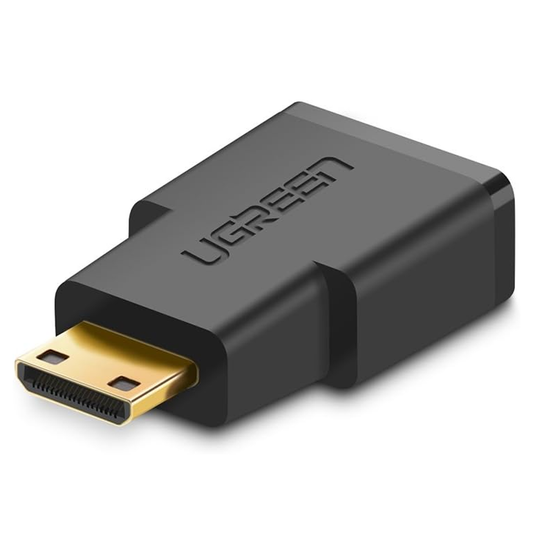 UGREEN Mini HDMI Male to HDMI Female Adapter (Black) / 20101