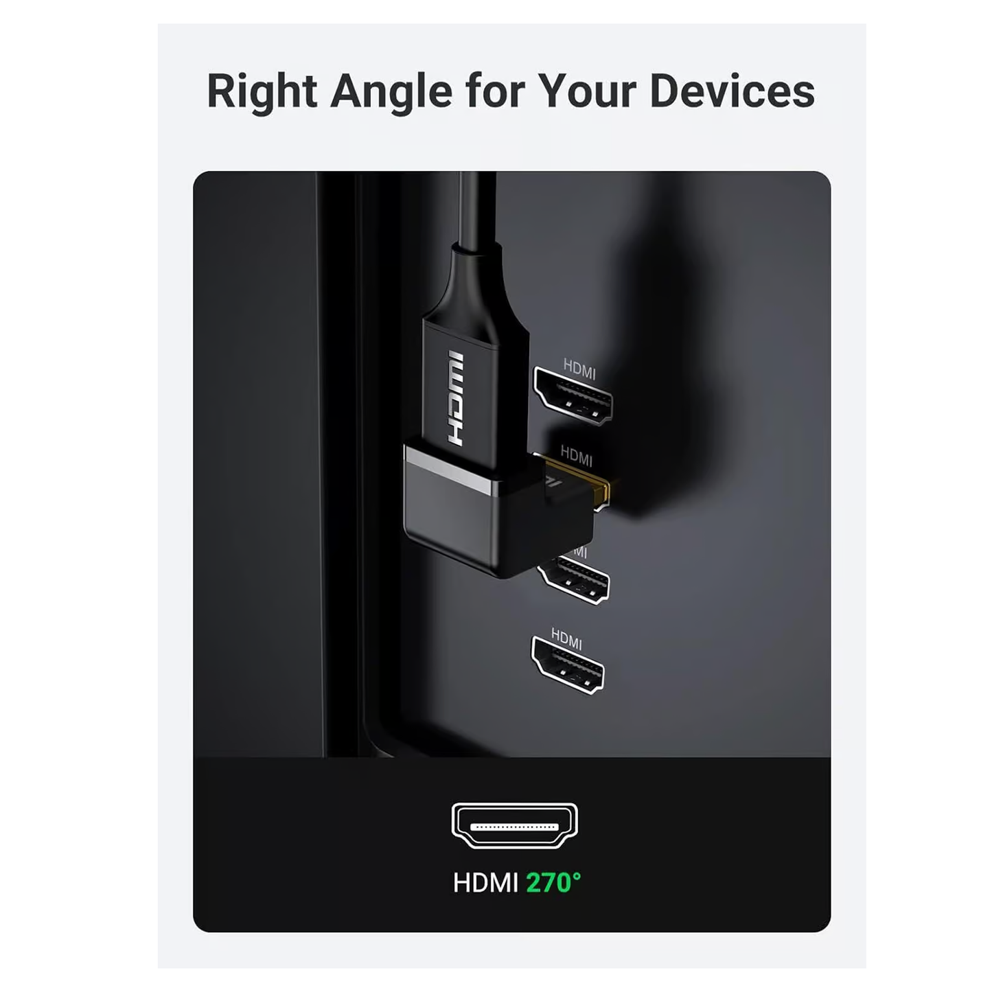 محول HDMI من ذكر إلى أنثى من UGREEN Up / 20110