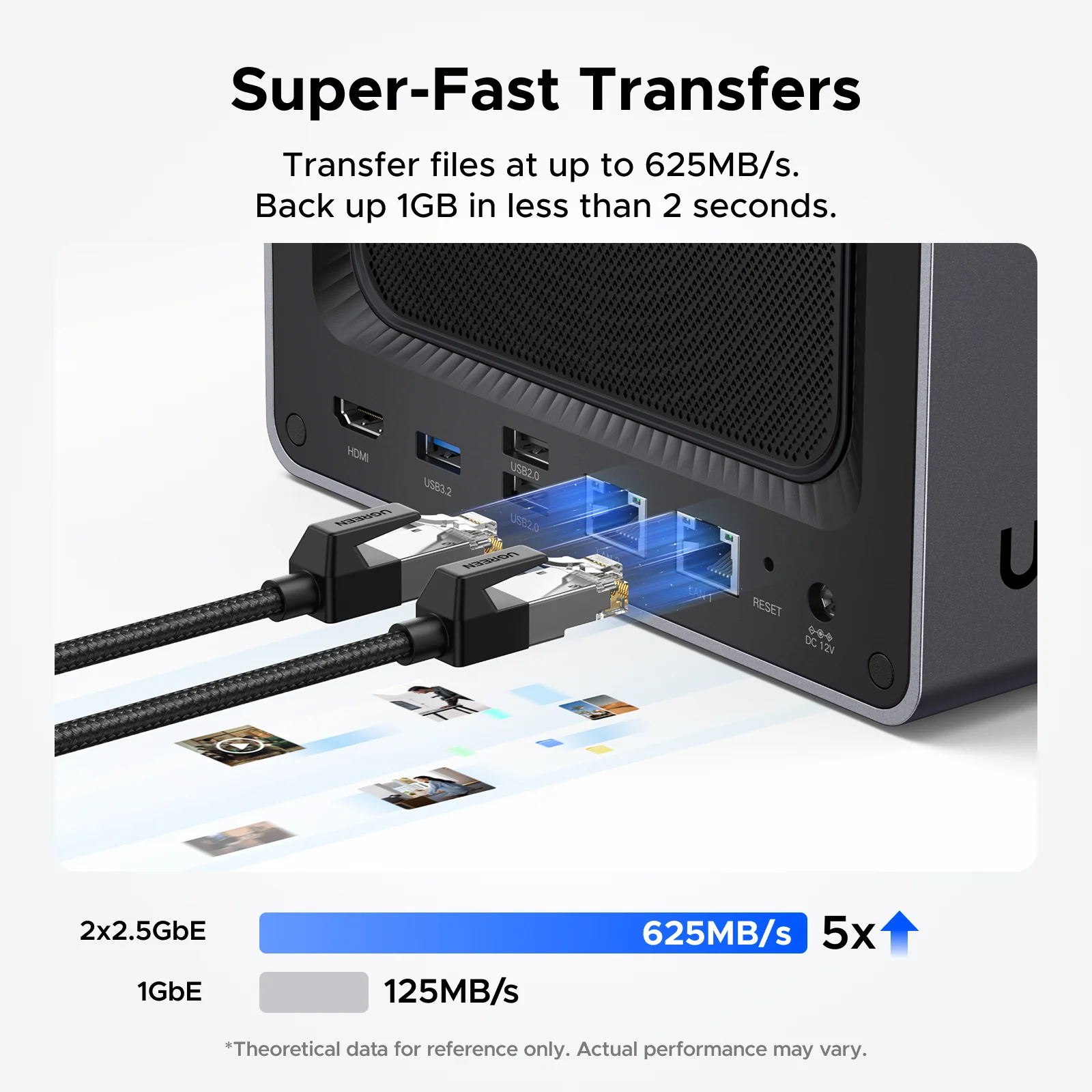 UGREEN Network Attached Storage DXP4800 (Diskless) EU / 25372B UGREEN Network Attached Storage DXP4800 (Diskless) EU / 25372B