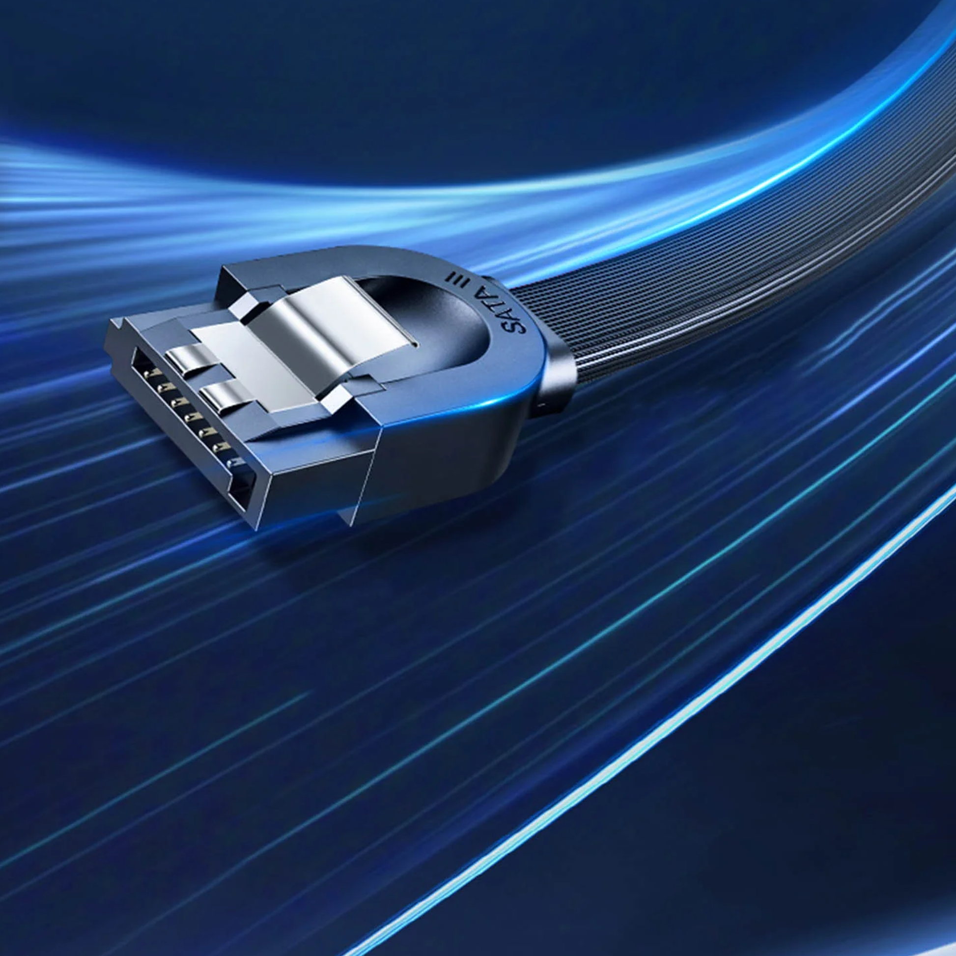 كابل بيانات UGREEN بزاوية SATA 3 بطول 0.5 متر (أسود) /30797 كابل بيانات UGREEN بزاوية SATA 3 بطول 0.5 متر (أسود) /30797