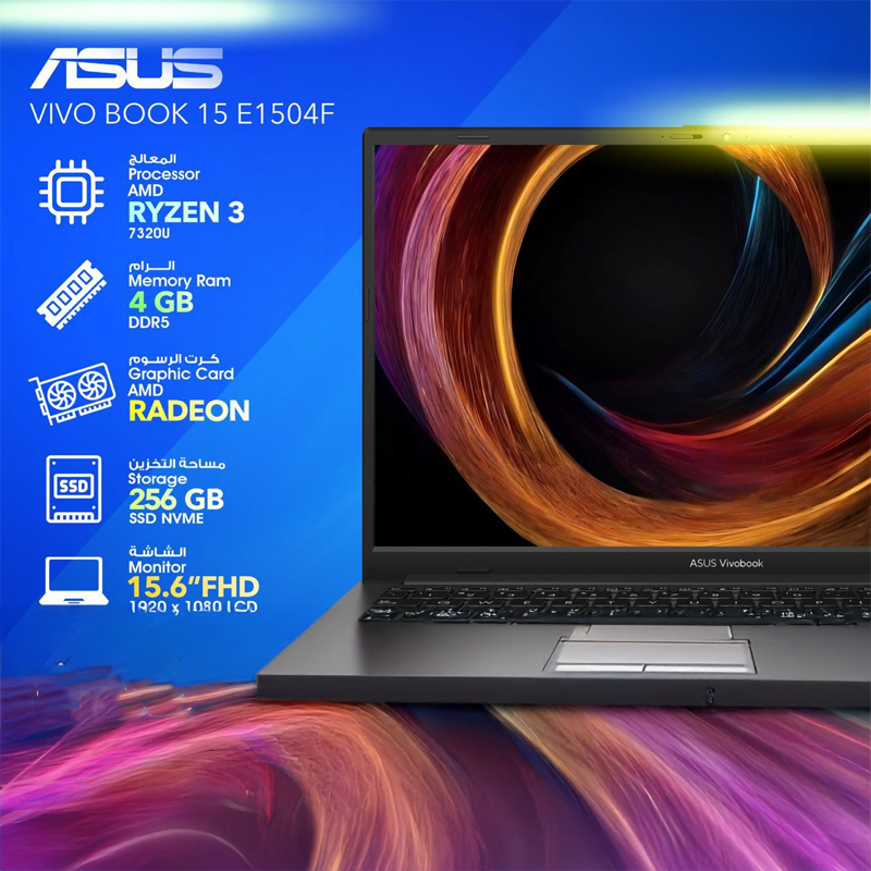 Asus VivoBook Ryzen 3 4GB RAM 256GB SSD