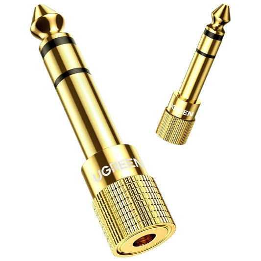 UGREEN 6.35mm Male to 3.5mm Female Stereo Headphone Adapter (Gold Plated)/20503