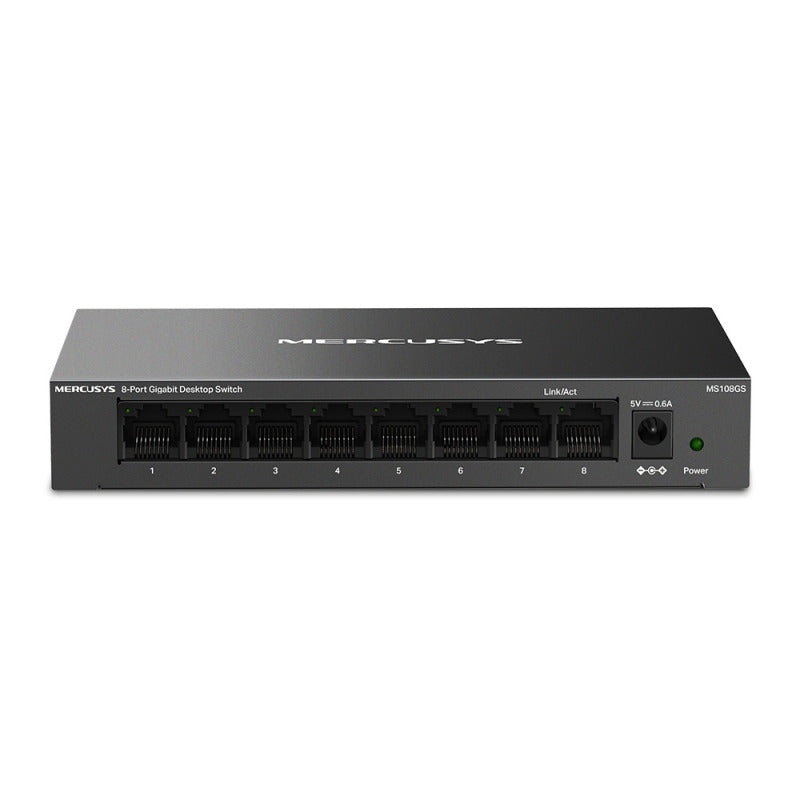 Mercusys MS108GS | 8-Port Gigabit Desktop Switch (Black)
